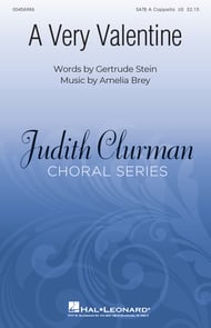 cover A Very Valentine SATB choral sheet music cover